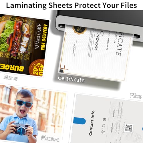Thermal Laminating Sheets 50-Pack, 9x11.5 In, Save 40% - Image 6