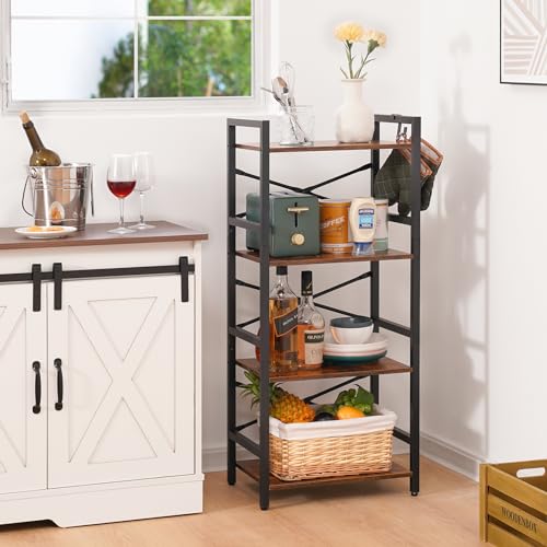 20% Off Yoobure 4-Tier Industrial Bookshelf - Image 7