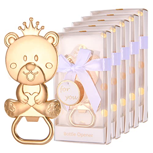 50-Pack Bear Bottle Openers: 50% Off Baby Shower Favors - Image 1