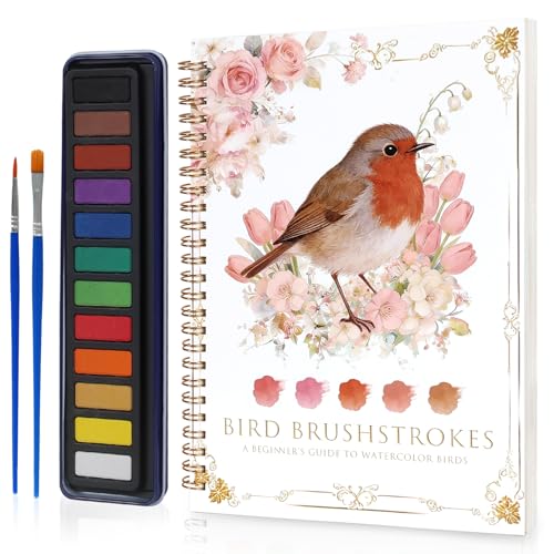 Easy-Learn Bird Watercolor Workbook at 50% Off! - Image 1