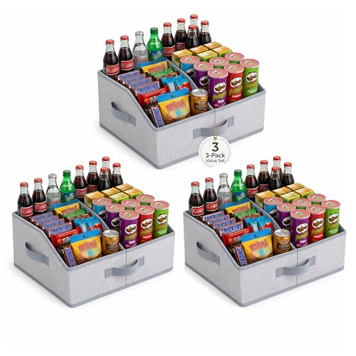 3-Pack Countertop Snack Organizers - Great Deal Under $25