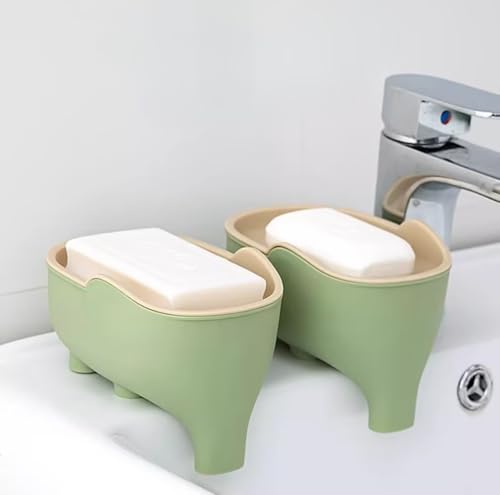 30% Off Cute Elephant Soap Dish Holder 2-Pack - Image 3