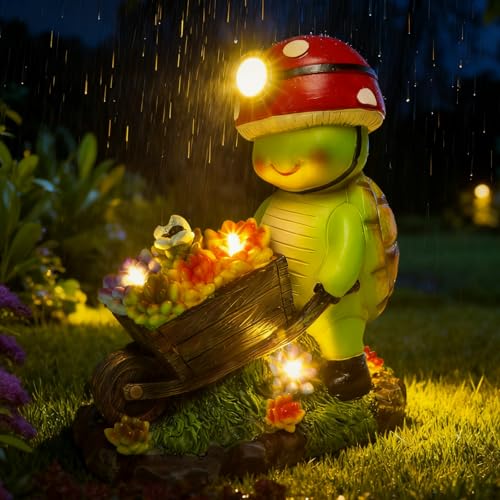 50% Off SunGlee Solar Turtle Outdoor Garden Light - Image 2