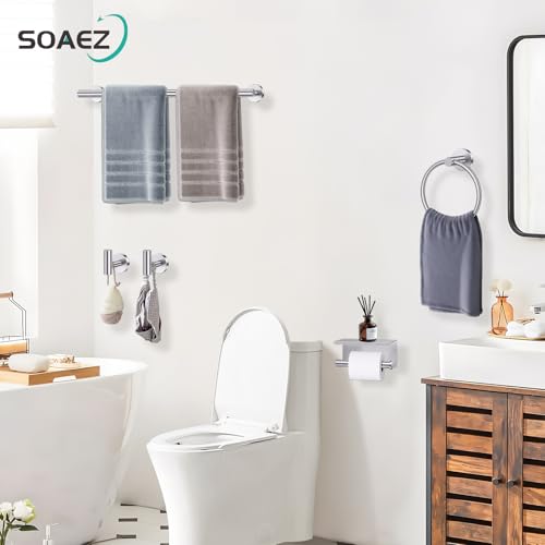 50% Off Brushed Nickel Bathroom Hardware Set - 5 Pieces - Image 7