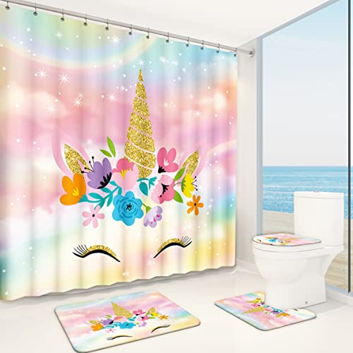 26% Off Poedist 4-Pc Bathroom Shower Curtain Set - Image 6