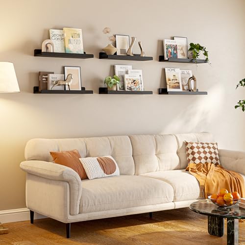 35% Off YUFLINX 6-Pack Black Floating Shelves - Image 2