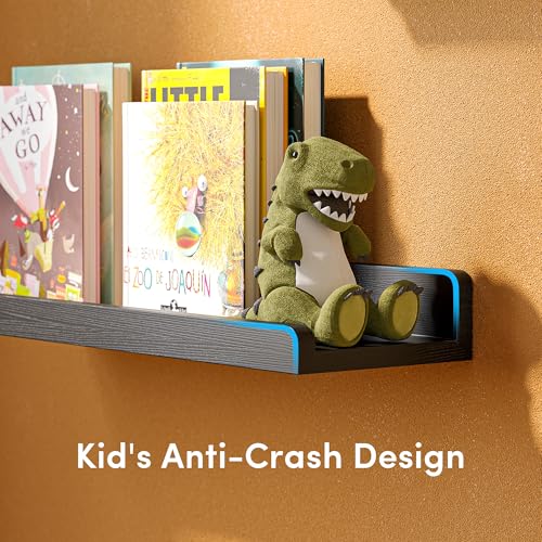 35% Off YUFLINX 6-Pack Black Floating Shelves - Image 5