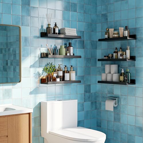 35% Off YUFLINX 6-Pack Black Floating Shelves - Image 7