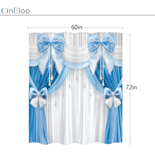 22% Off Cinbloo Bow Elegant Shower Curtain Set - Image 3