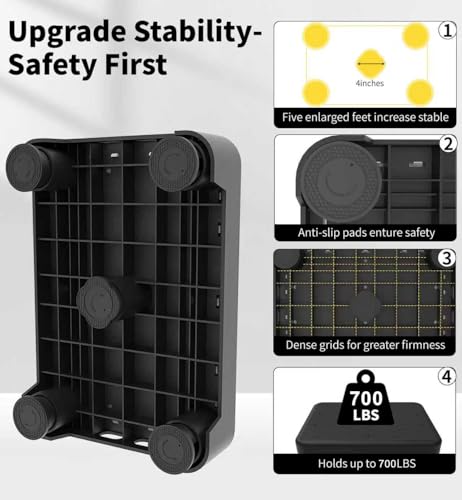5-Level Step Stool for Seniors with 700 LBS Capacity - Image 3