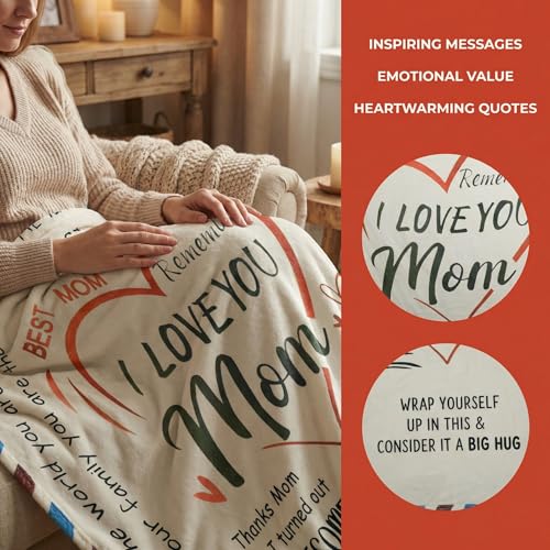 56% Off Super Soft Personalized Throw Blanket for Mom - Image 2