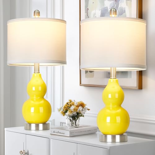 50% Off Rinweey Double Gourd Ceramic Table Lamps Set