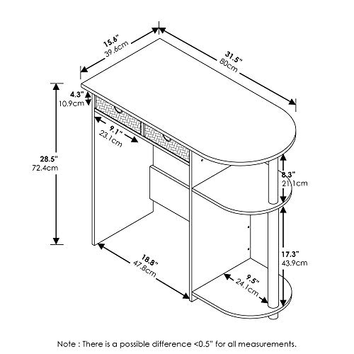 52% Off Furinno 31.5" Wide Gaming Desk – Only $39.94 - Image 3
