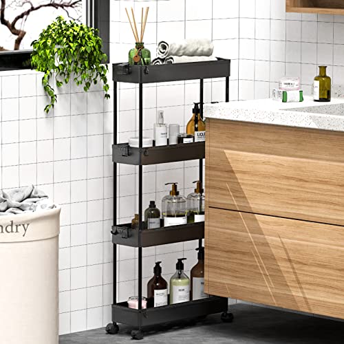 34% Off SPACEKEEPER Slim Rolling Storage Cart - Image 5
