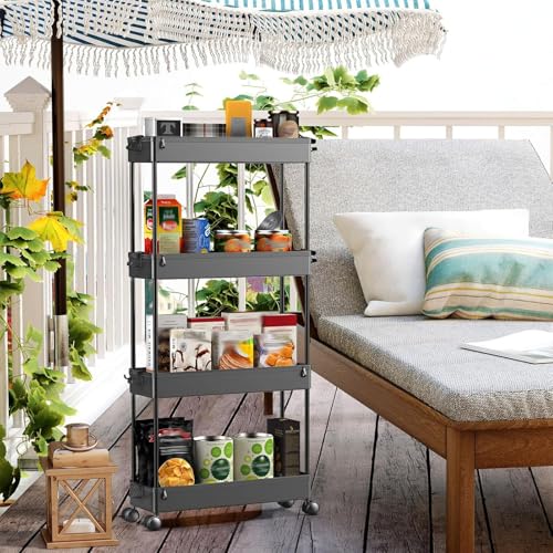 34% Off SPACEKEEPER Slim Rolling Storage Cart - Image 7