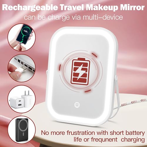 50% Off ROLOVE Rechargeable Makeup Mirror - Image 2