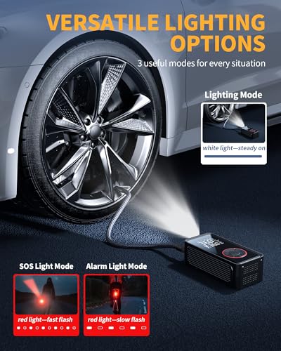 57% Off Powools Tire Inflator: 3X Faster Air Pump - Image 6