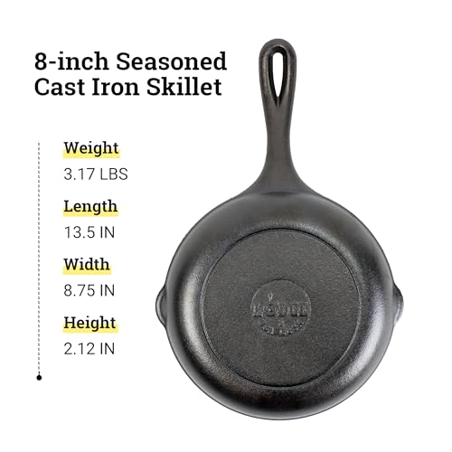 Lodge 8" Cast Iron Skillet - 20% Off Chef Collection - Image 6