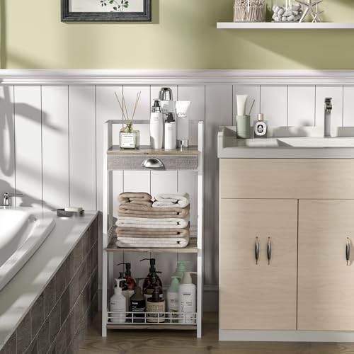 Save 50% on 3-Tier Bathroom Shelf with Drawer - Image 6