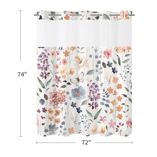 50% Off Litabel Floral Shower Curtain Set - Image 3