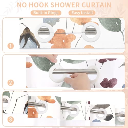 50% Off Litabel Floral Shower Curtain Set - Image 5
