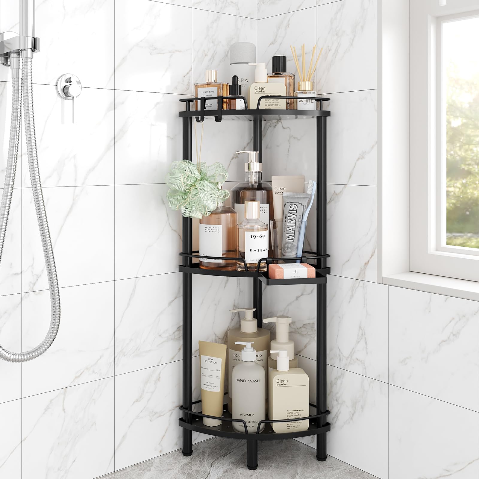 25% Off ELYKEN 3-Tier Rustproof Shower Caddy