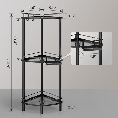 25% Off ELYKEN 3-Tier Rustproof Shower Caddy - Image 3