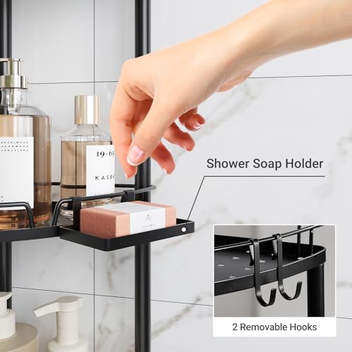 25% Off ELYKEN 3-Tier Rustproof Shower Caddy - Image 5