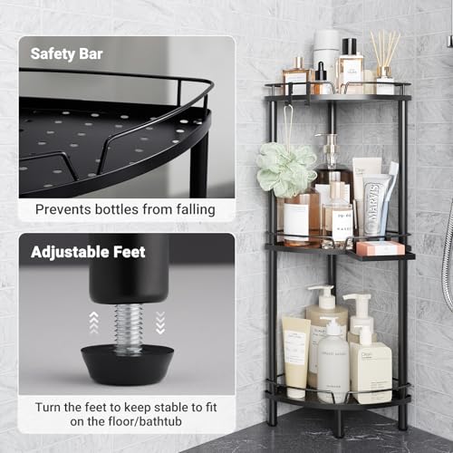 25% Off ELYKEN 3-Tier Rustproof Shower Caddy - Image 6