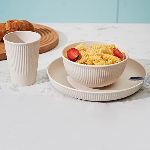 20% Off HXYPN 18pc Wheat Straw Dinnerware Set - Image 5