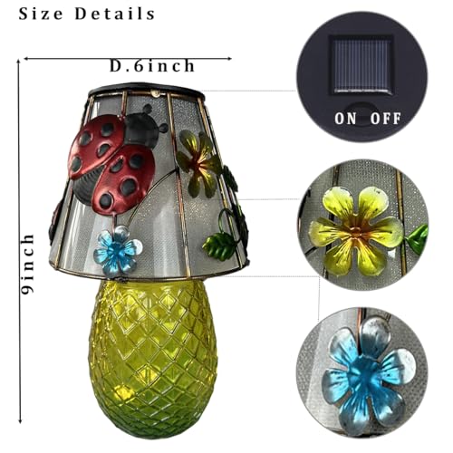 30% Off ChexLizard Ladybug Solar Table Lamps for Outdoor Decor - Image 7