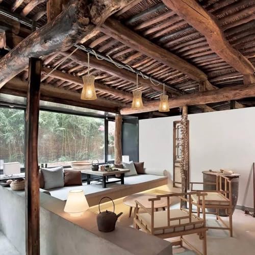 50% Off Handwoven Rattan Plug-In Pendant Light - Image 7