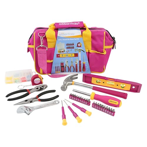 46% Off 32-Piece Pink DIY Tool Kit for Home Projects - Image 2