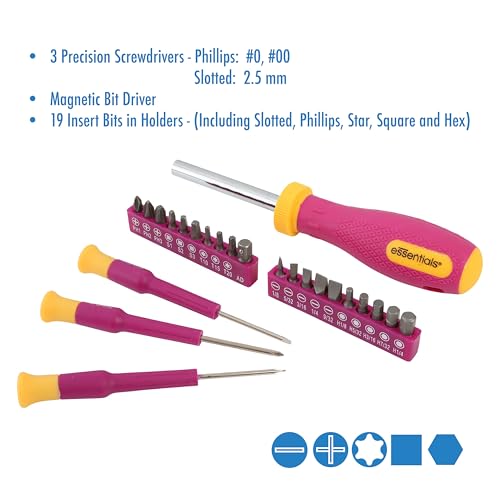 46% Off 32-Piece Pink DIY Tool Kit for Home Projects - Image 7