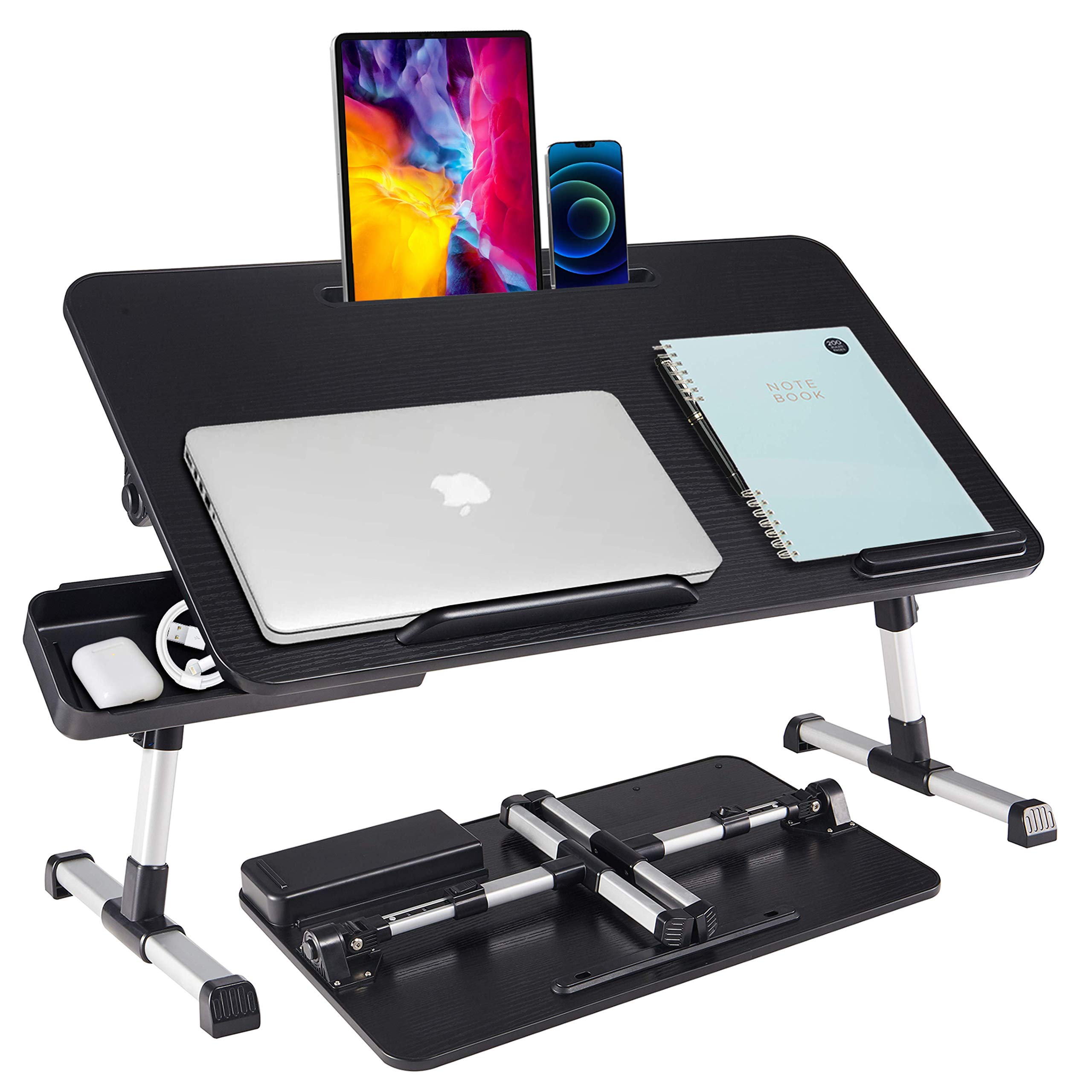 BUILDEC Adjustable Lap Desk with Storage Drawer - Image 1