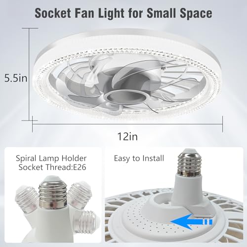 40% Off Deyagoo Ceiling Fan Light with Remote - Image 3