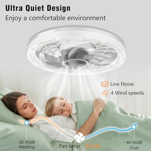 40% Off Deyagoo Ceiling Fan Light with Remote - Image 5