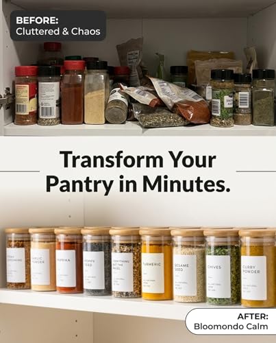 22% Off Bloomondo Spice Jars with Labels - Image 4