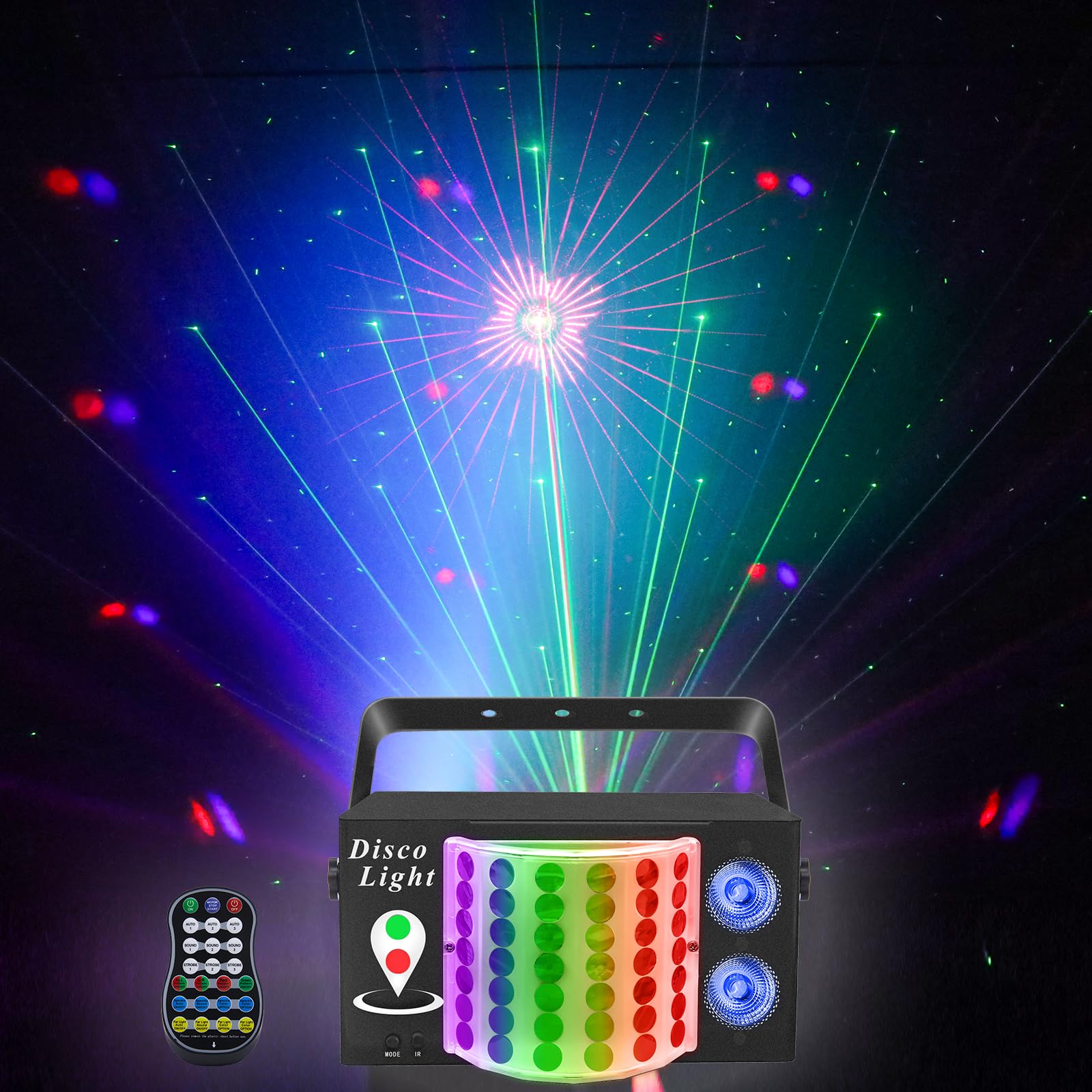 3-in-1 Disco Party Light: Save 33% with Sound Activation
