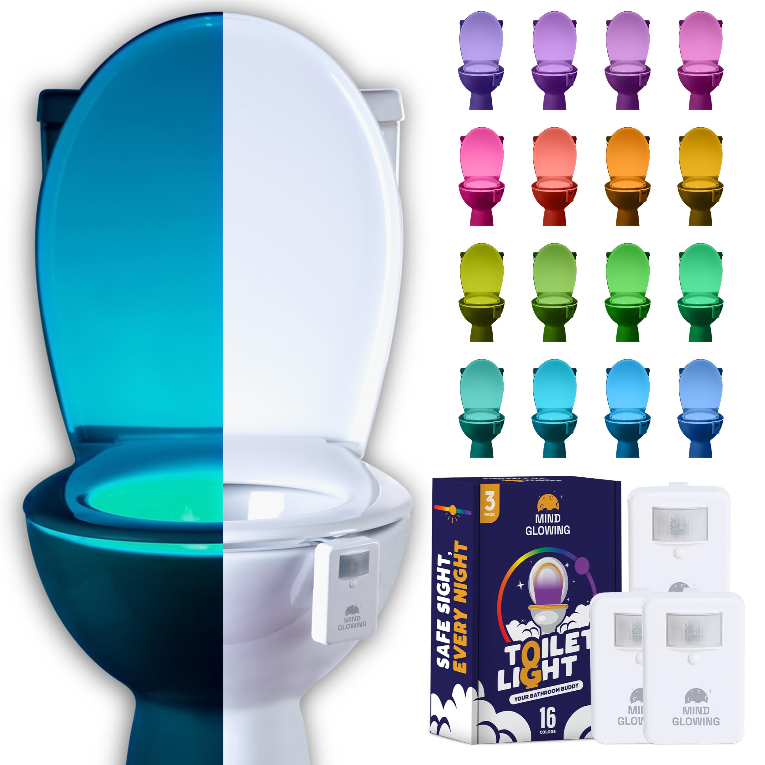 30% Off Motion Sensor Toilet Light – Night Light Fun