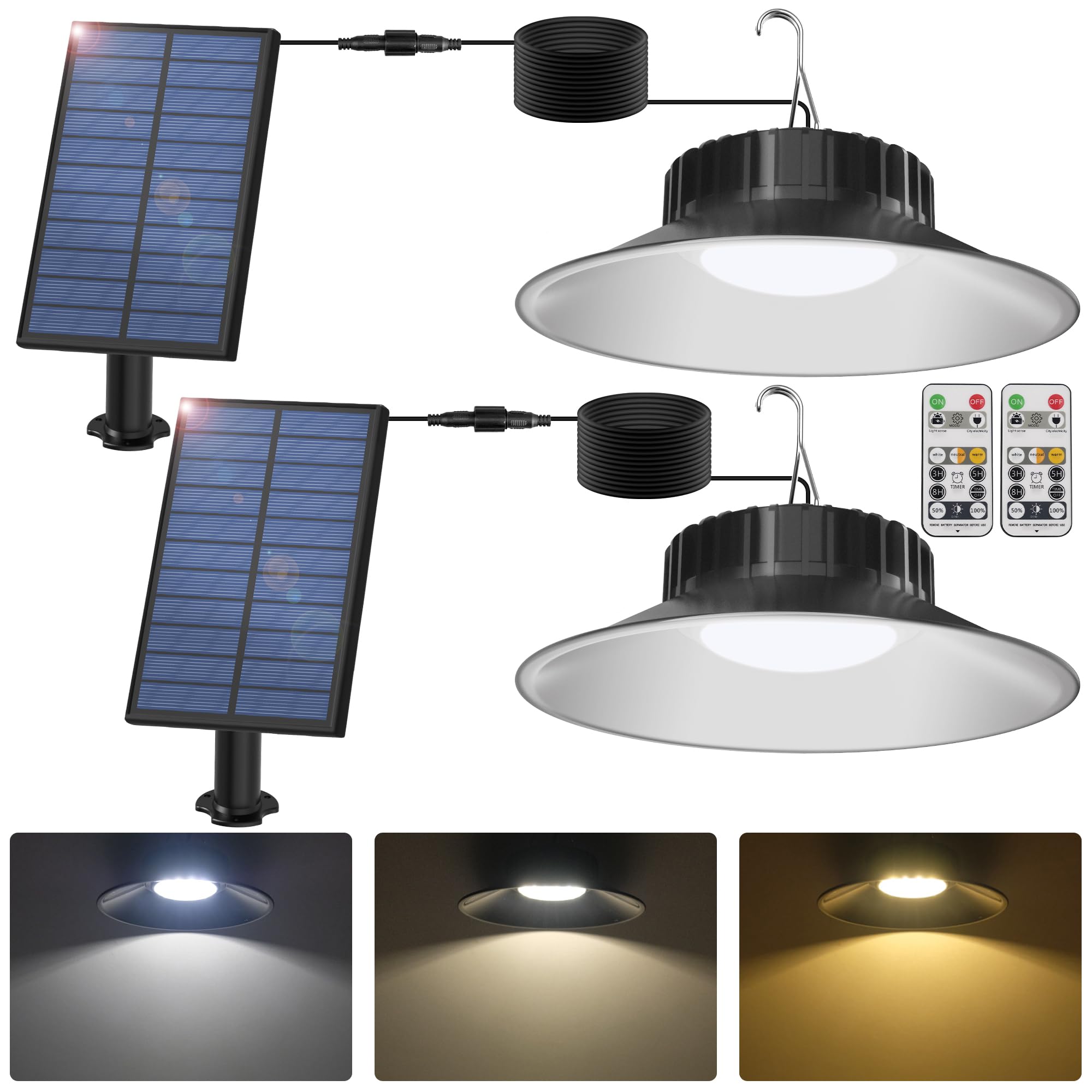 30% Off: T-SUN Solar Shed Lights with Remote - Image 1