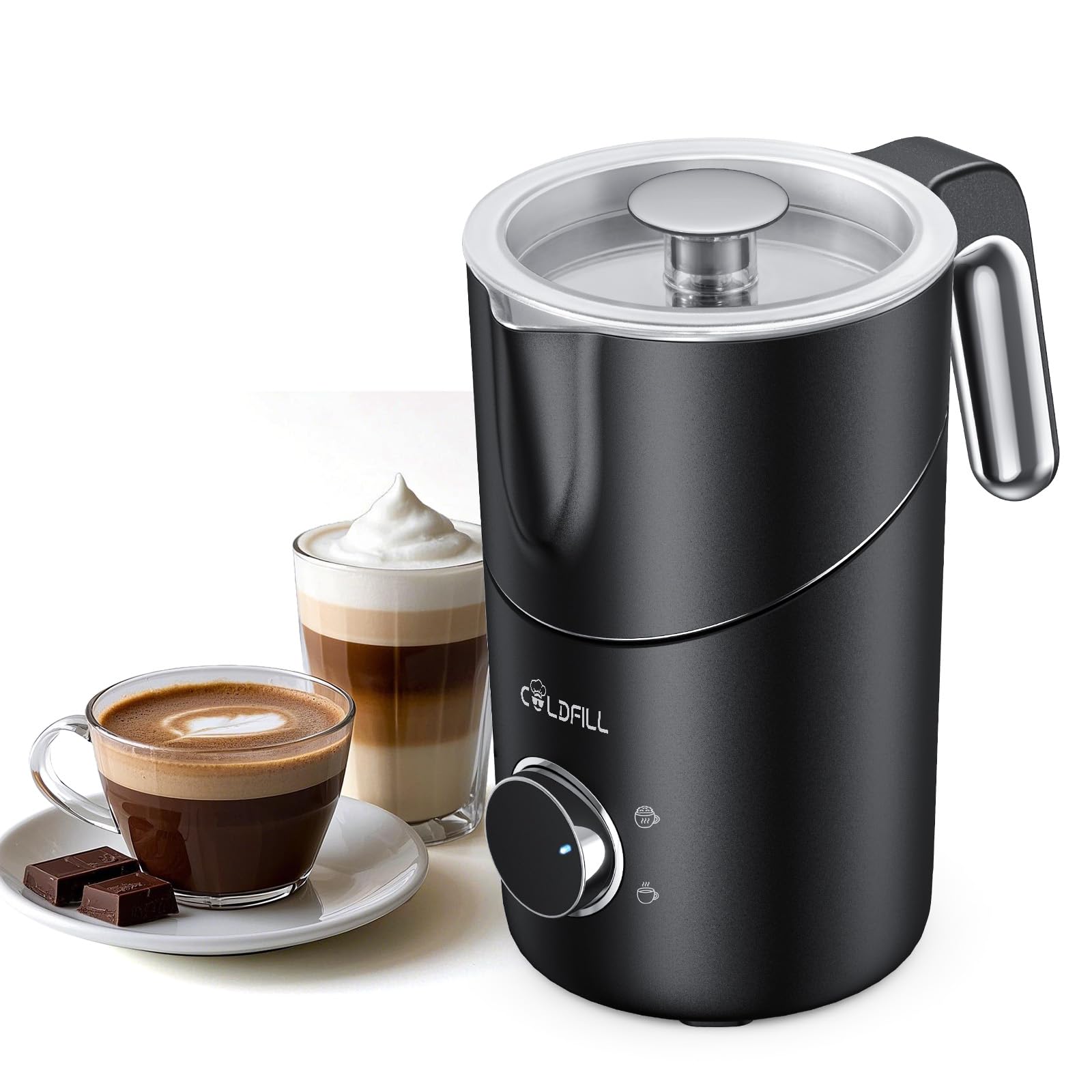 56% Off COLDFILL 8-in-1 Milk Frother & Steamer
