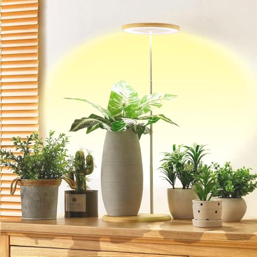 50% Off yadoker Bamboo LED Grow Light with Timer - Image 4