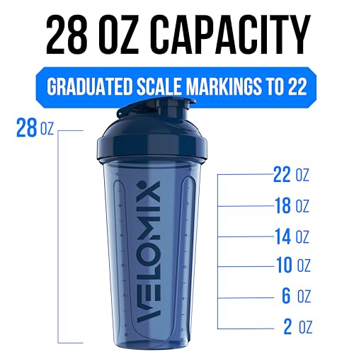59% Off VELOMIX 2-Pack 28 oz Protein Shaker Bottles - Image 5