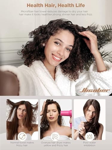 53% Off Hicober Microfiber Hair Towel Wrap 3-Pack - Image 5