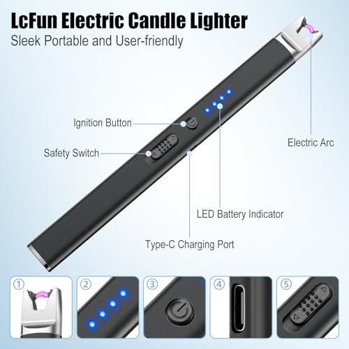 39% Off LcFun 2-Pack USB Rechargeable Candle Lighters - Image 3