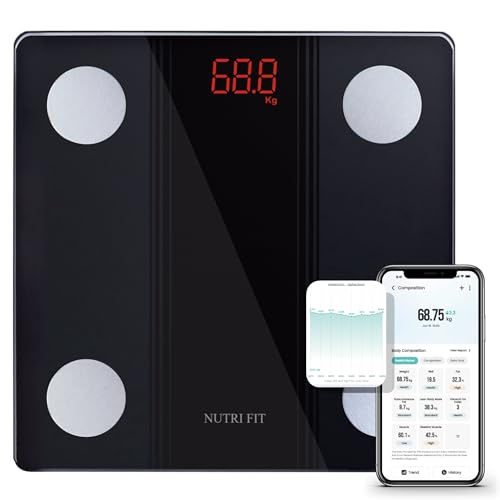NUTRI FIT Smart Scale: 17 Metrics, 83% Off - Image 2