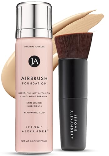 53% Off Jerome Alexander AirBrush Foundation Set with Brush - Image 2