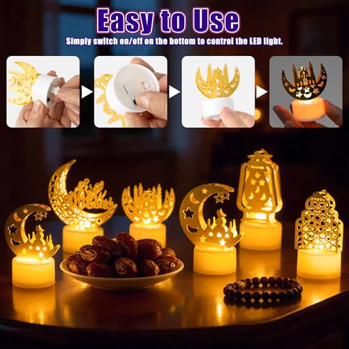 47% Off! CUweipeng Ramadan Mini Lantern 6-Pack for Eid - Image 4
