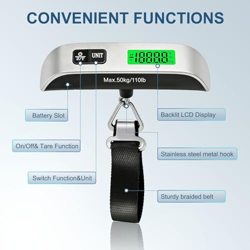 SkyStage Digital Luggage Scale: 71% Off for Travelers - Image 4